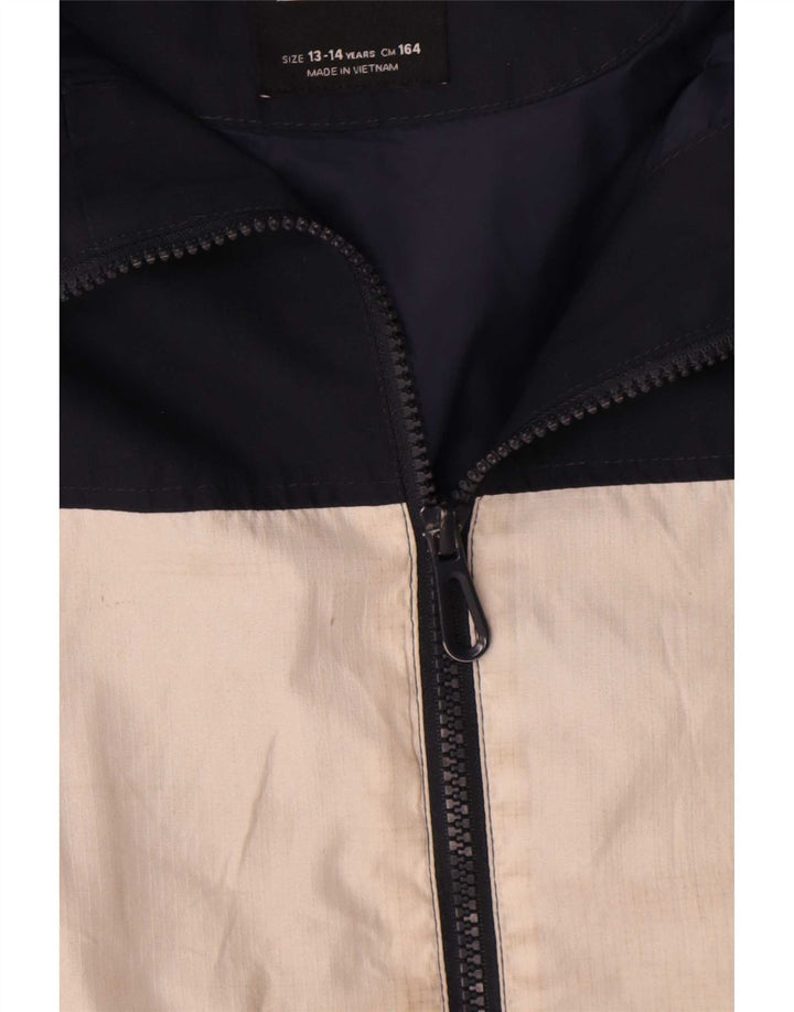 Zara Chłopięca kurtka bomberka z kapturem, 13-14 lat, wielokolorowa, z blokami kolorów