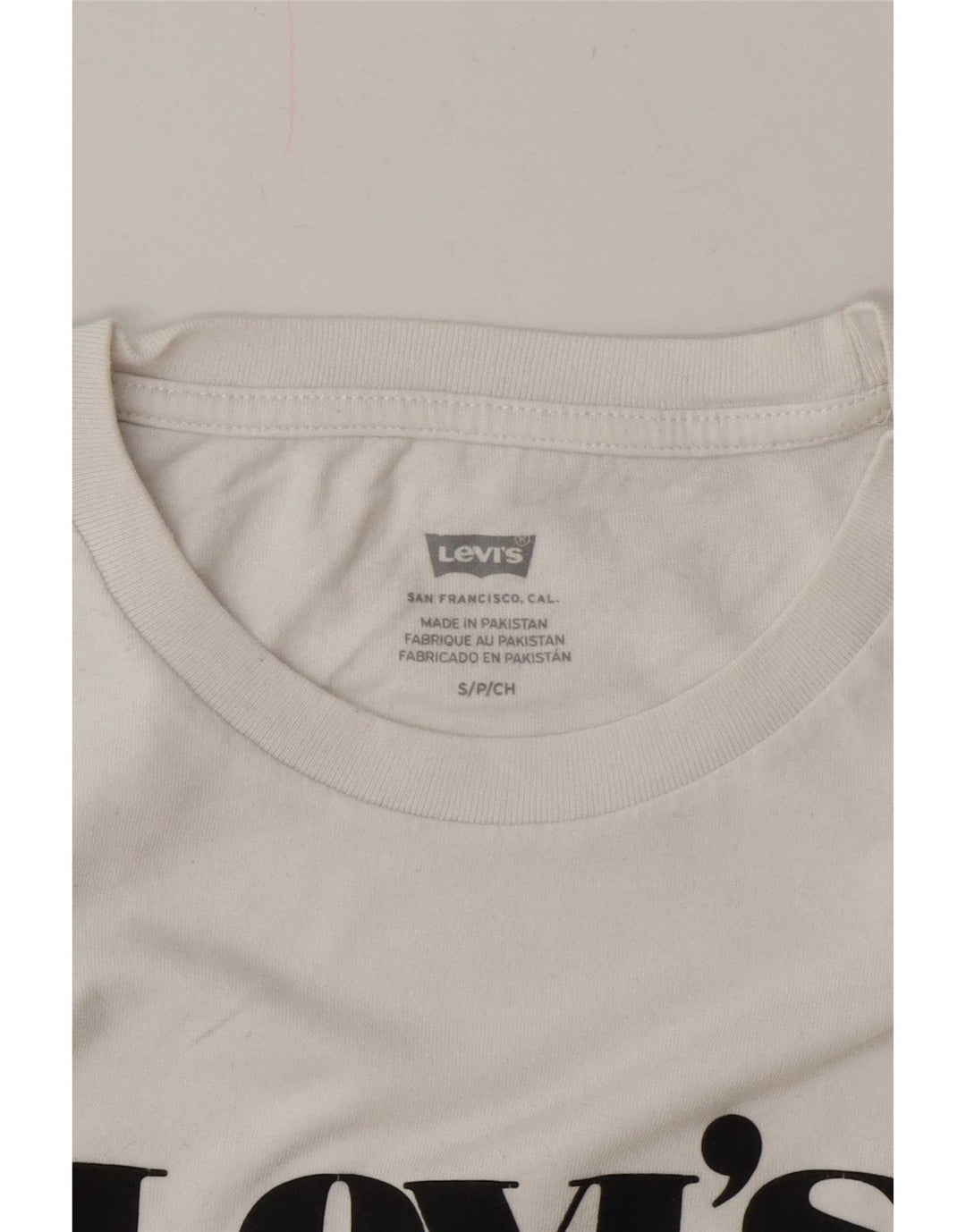 Tricou grafic supradimensionat pentru femei Levi's Top UK 10 Small White