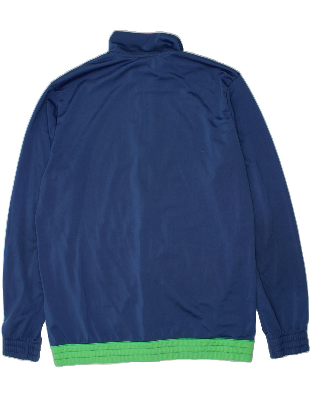 ADIDAS Boys Graphic Tracksuit Top Jacket 15-16 Years Navy Blue Polyester Vintage Adidas and Second-Hand Adidas from Messina Hembry 