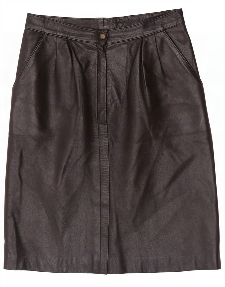 Maxime Damen Lederrock IT 42 Medium W26 Schwarz