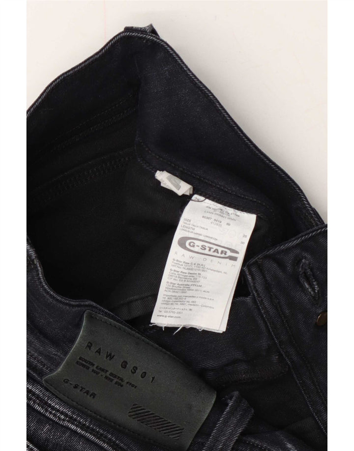 G-Star Womens Slim Jeans W25 L30 Black Cotton