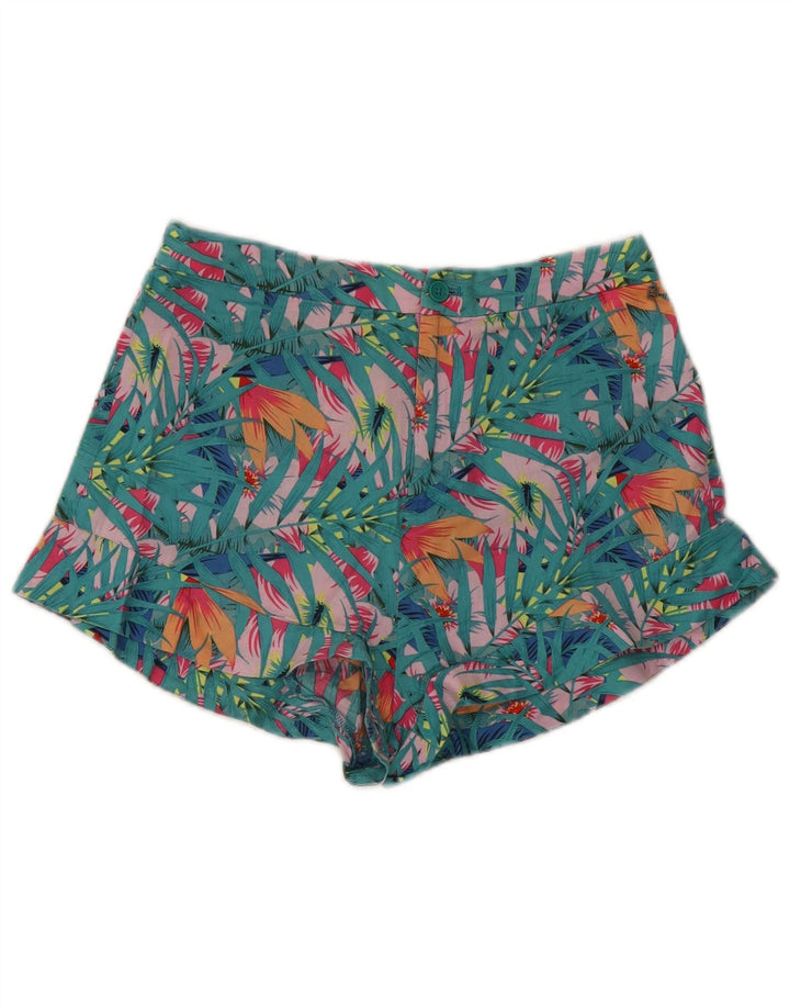 PEPE Jeans Hot Pants Femme Petit W27 Coton Floral Multicolore