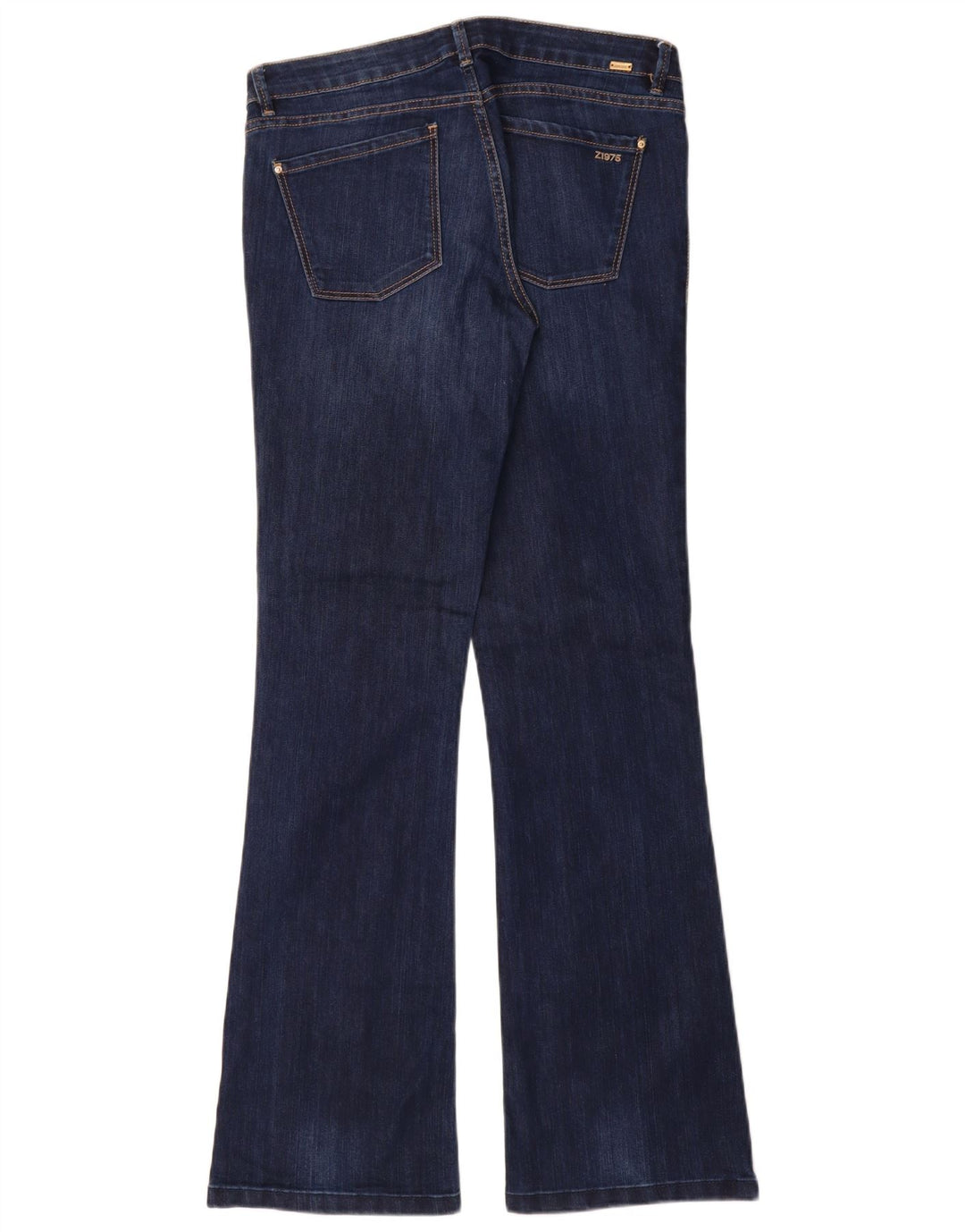 Zara Womens Slim Bootcut Jeans EU 44 XL W34 L34 Navy Blue