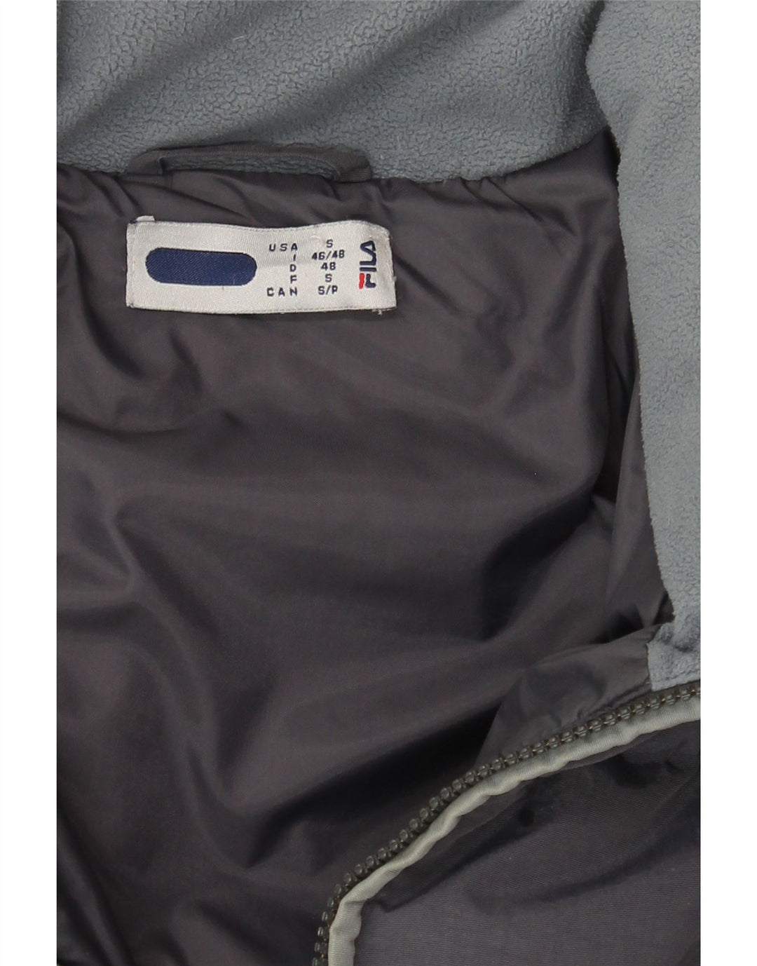 FILA Mens Padded Jacket UK 36 Small Navy Blue Nylon Vintage Fila and Second-Hand Fila from Messina Hembry 