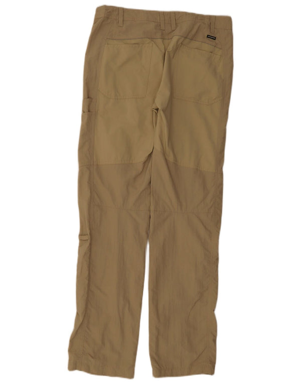 Pantaloni casual drepti Patagonia pentru femei US 6 Medium W31 L32 Khaki Nylon