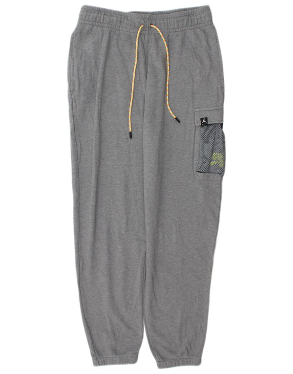 Jordan Pantalon de survêtement cargo graphique pour homme en coton gris Taille L