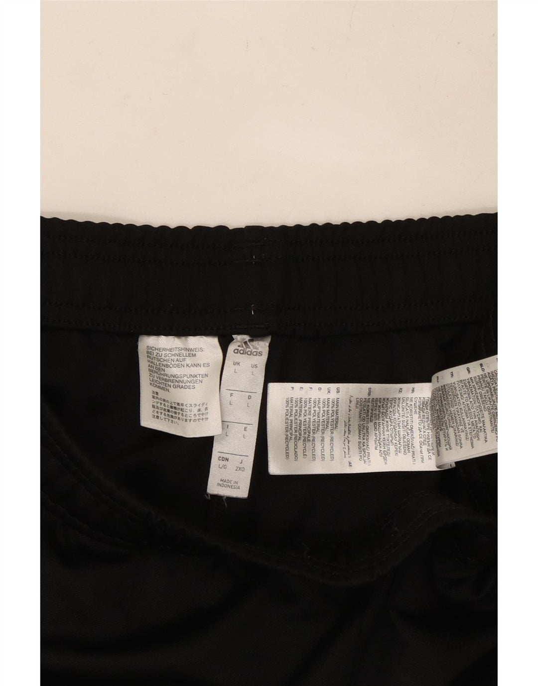 ADIDAS Herre Dri Fit træningsdragt Bukser Large Sort Polyester
