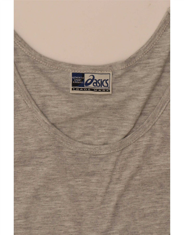 Asics Herren Weste Top 2XL Grau Baumwolle