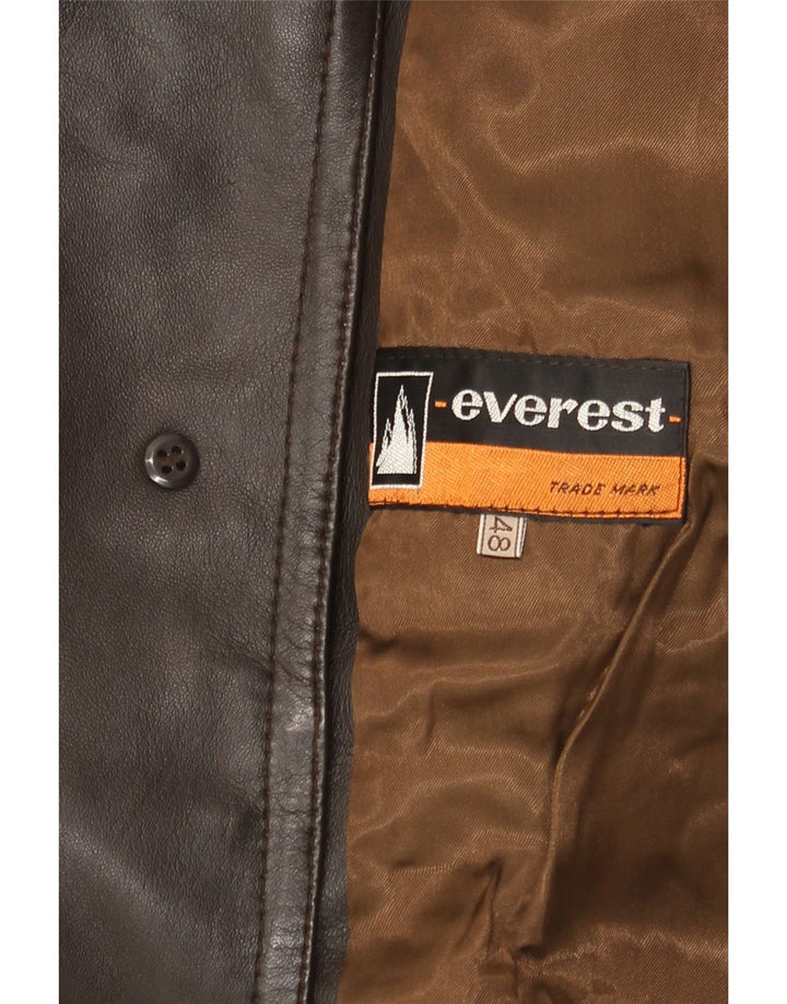 Everest Womens Leather Jacket IT 48 XL Brown