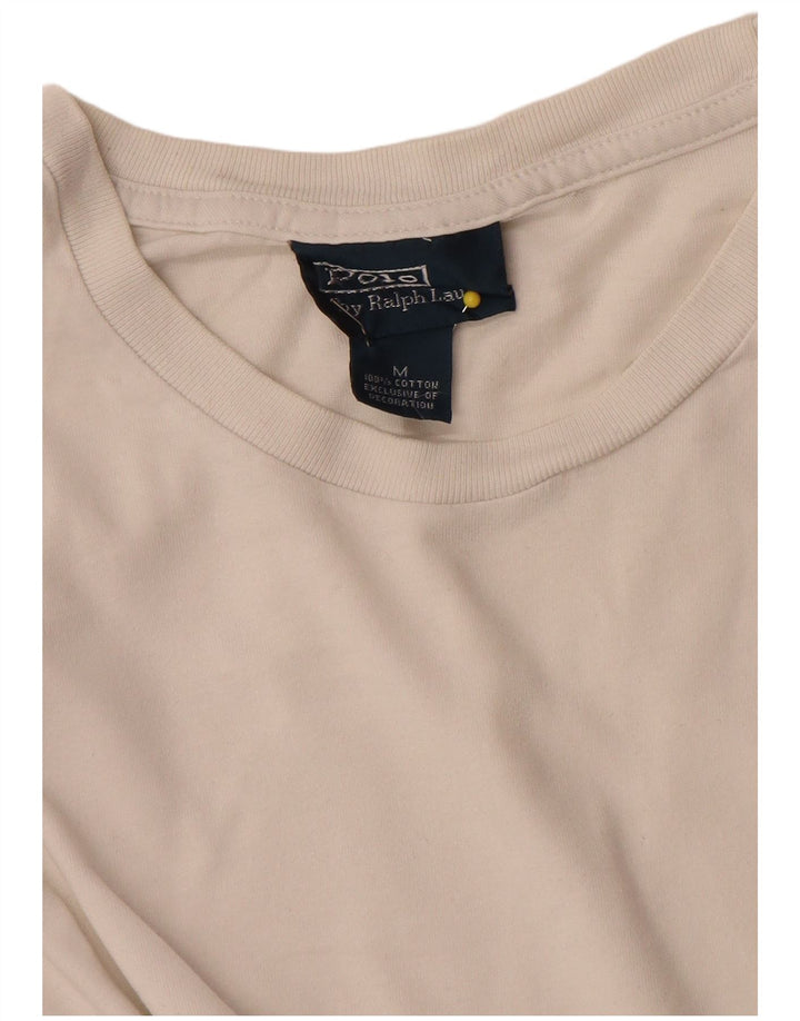 Polo Ralph Lauren Mens Top Long Sleeve Small White Cotton