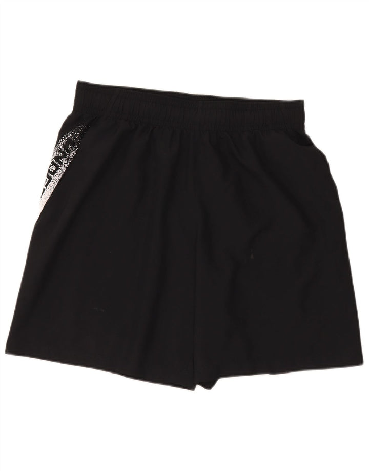 Under Armour Mens Graphic Loose Fit Sport Shorts Large  Black Polyester