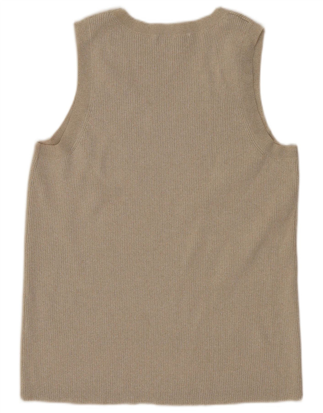Marks & Spencer Womens Vest Tank Top UK 14 Medium Beige