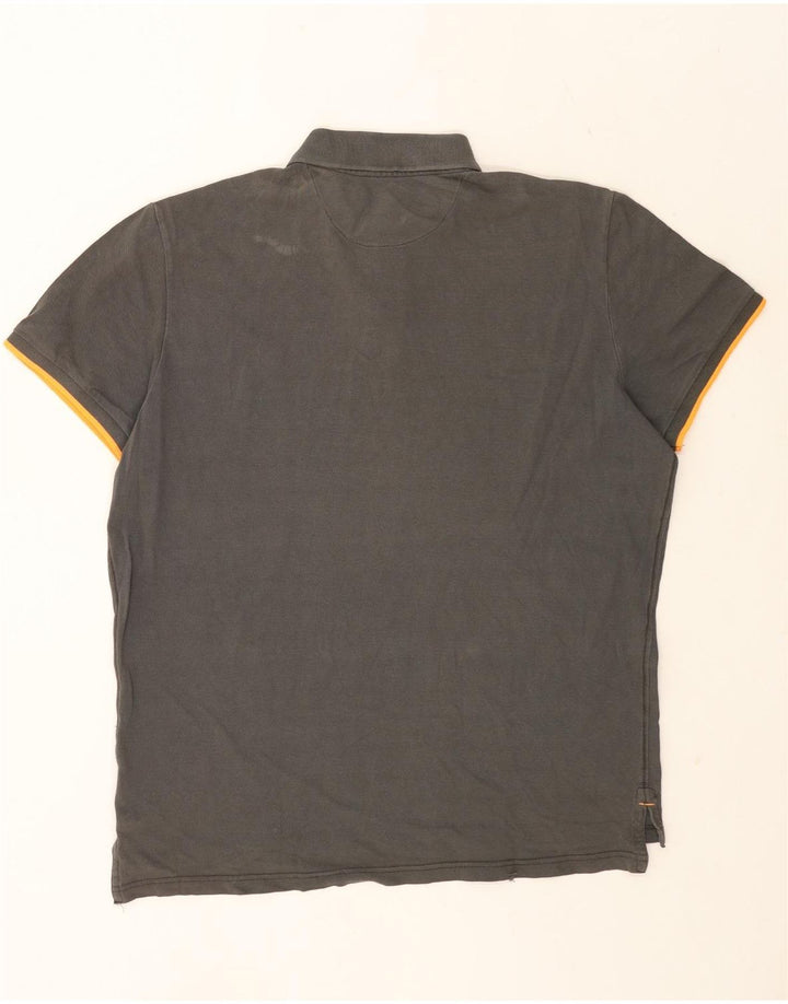 AMERICAN EAGLE Mens Polo Shirt XL Grey Cotton