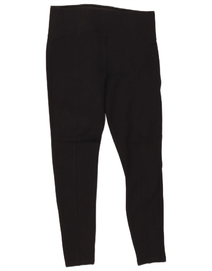 MARKS & SPENCER Womens Leggings UK 14 Large Black Viscose