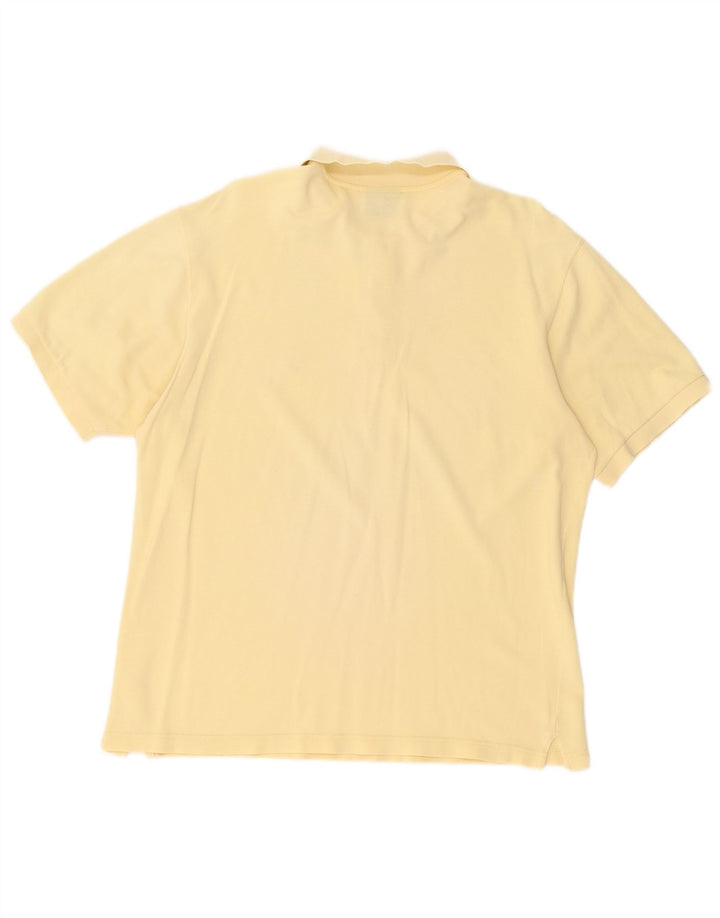 Champion Mens Polo Shirt Large Yellow