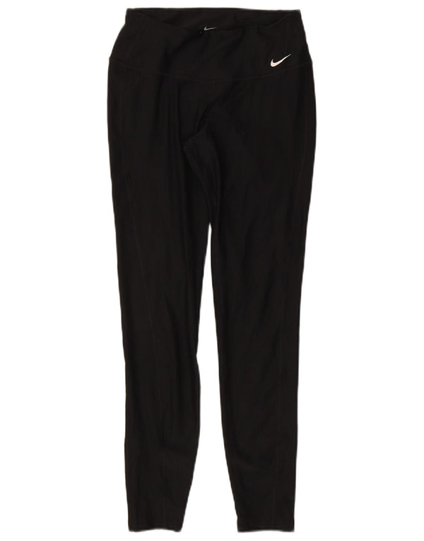 Nike Damen Dri Fit Leggings UK 6 XS Schwarz Polyester