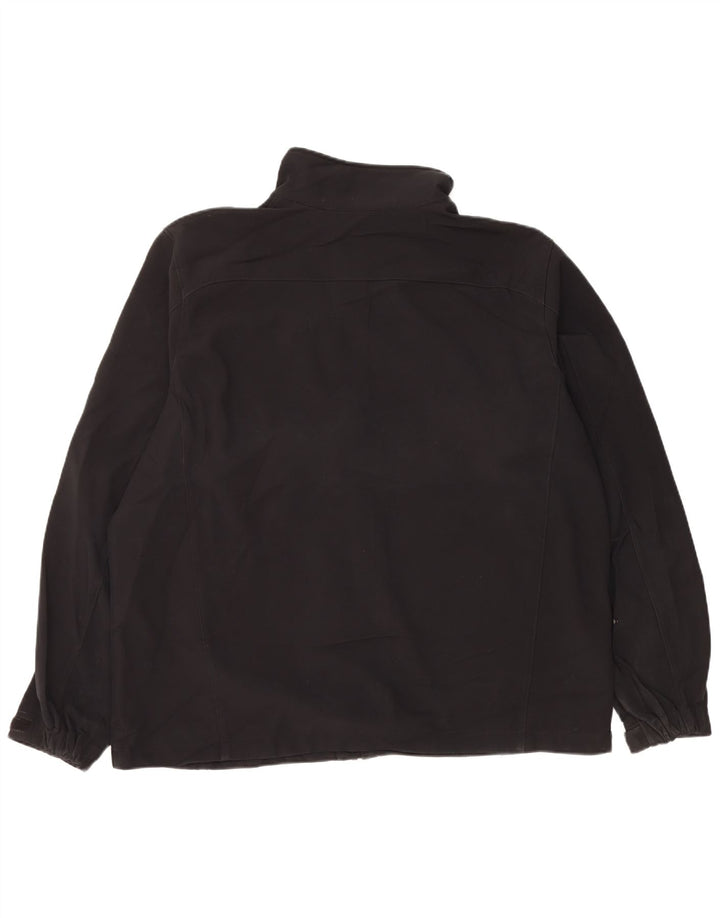 EDDIE BAUER Jachetă de vânt pentru bărbați UK 42 XL Poliester negru
