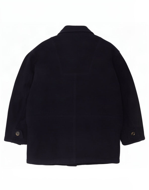 Giubbotto bomber da uomo Hugo Boss IT 48 medio blu navy in lana