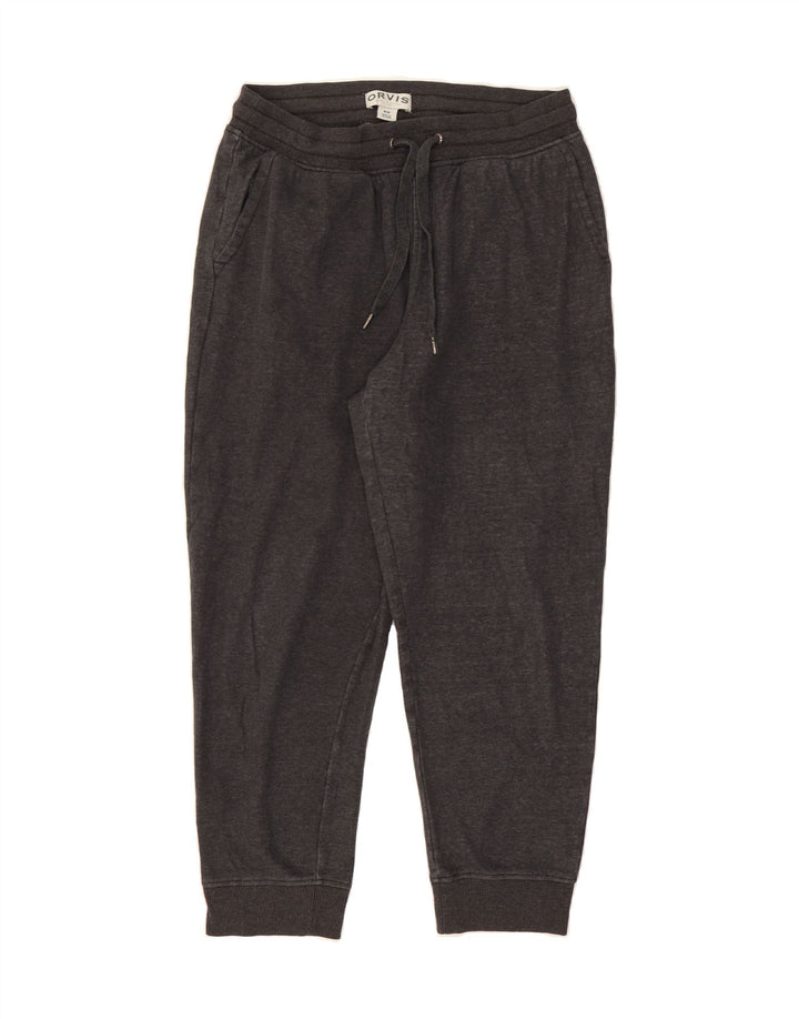 ORVIS Mens Tracksuit Trousers Joggers Medium  Black Polyester Vintage Orvis and Second-Hand Orvis from Messina Hembry 