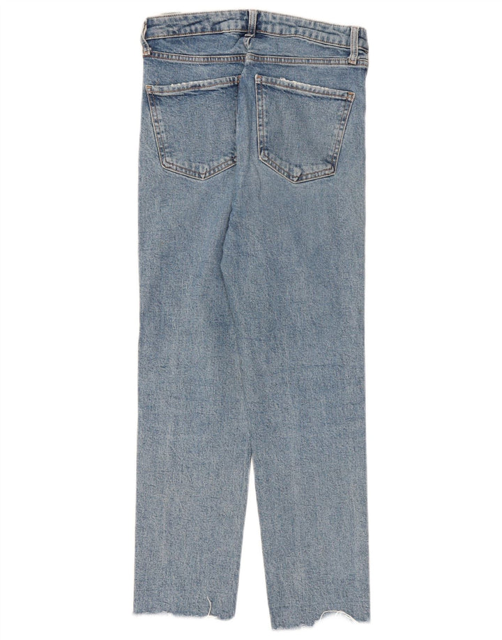 Zara Damen Slim Jeans EU 38 Small W28 L26 Blau