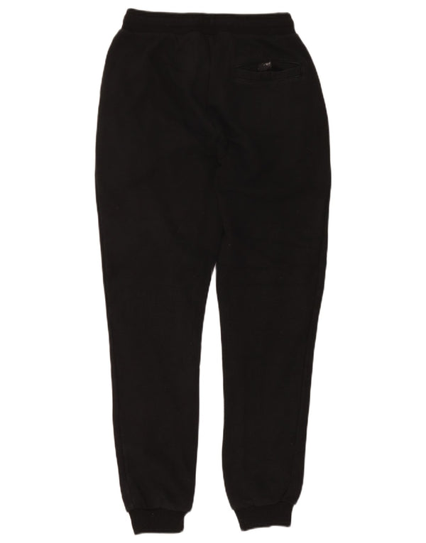 Ellesse Mens Graphic Tracksuit Trousers Joggers Small Black Cotton