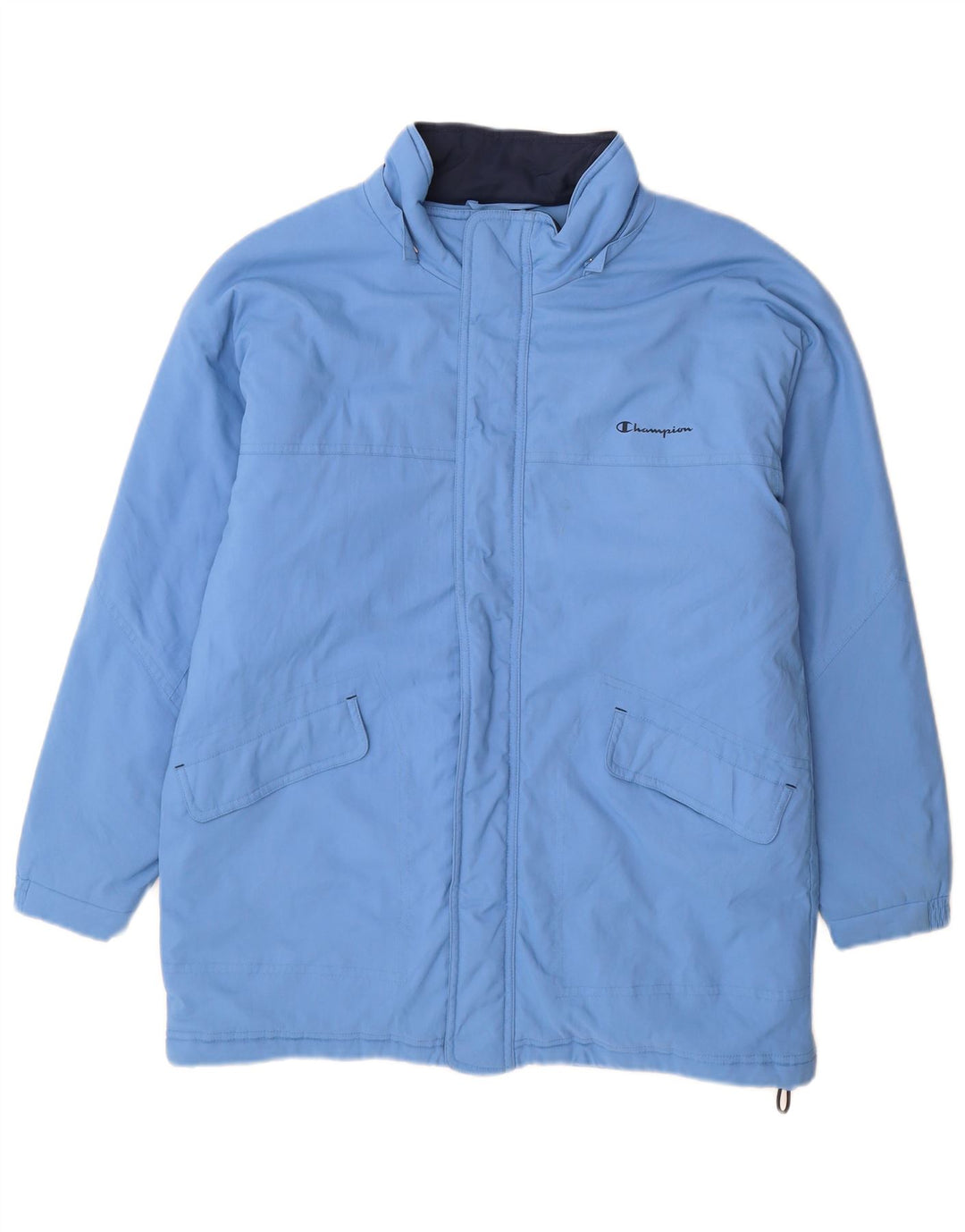 Champion Boys Padded Jacket 13-14 Years Blue Nylon