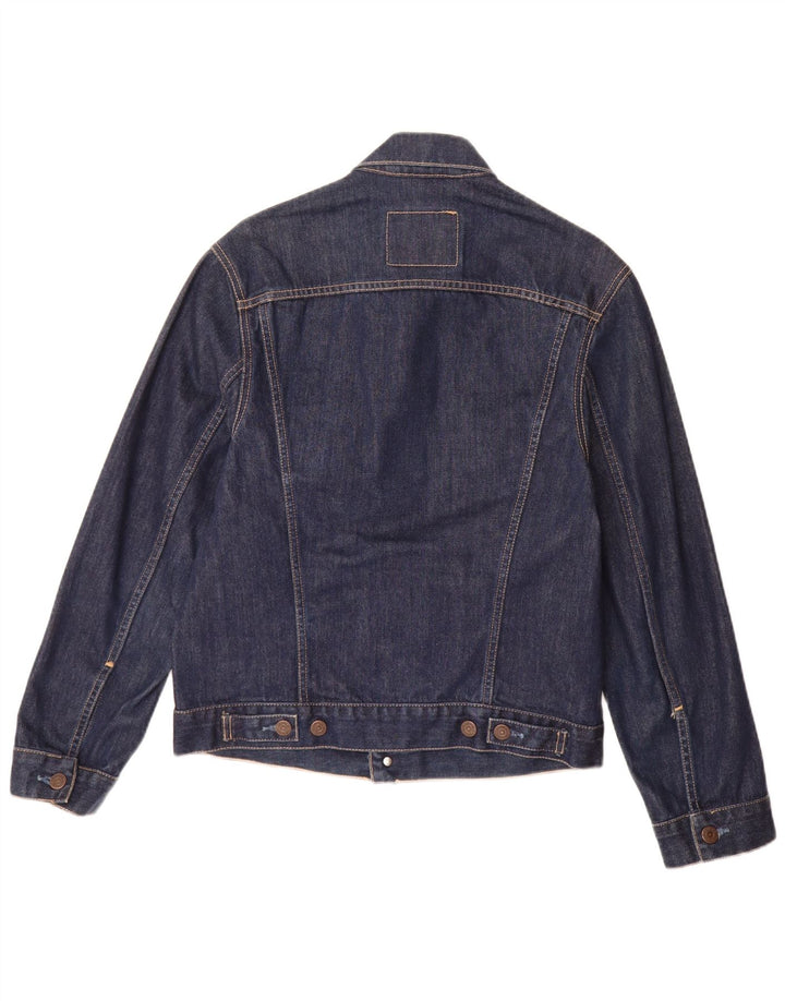 Giacca di jeans da uomo Levi's UK 36 piccola in cotone blu navy