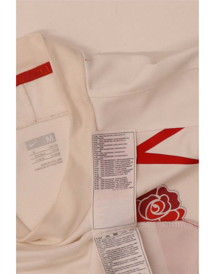 Tricou grafic Nike pentru bărbați Top Mediu Alb Poliester Bloc de culoare