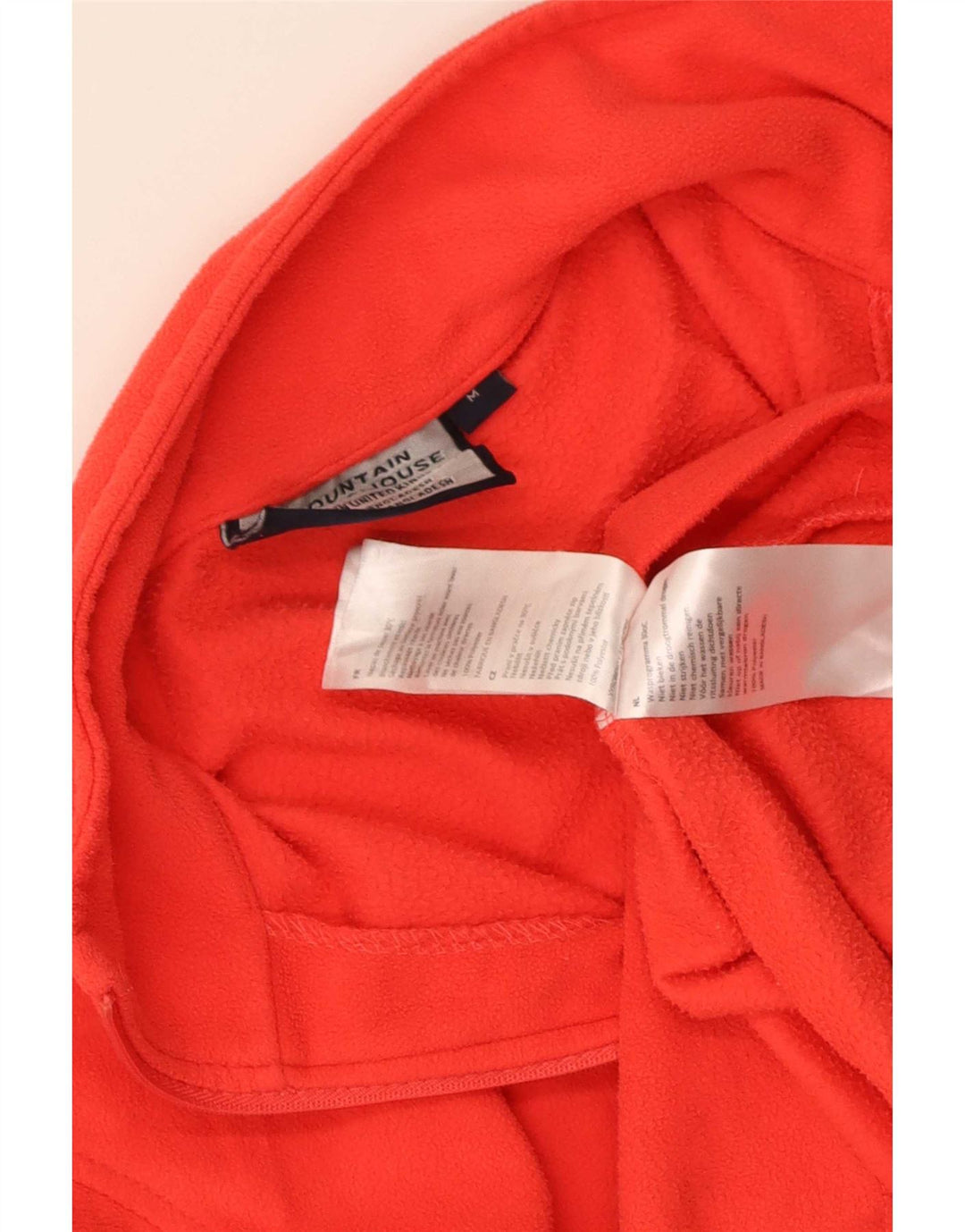 Jersey polar con cremallera y cuello para mujer de Mountain Warehouse UK 44 Poliéster rojo mediano