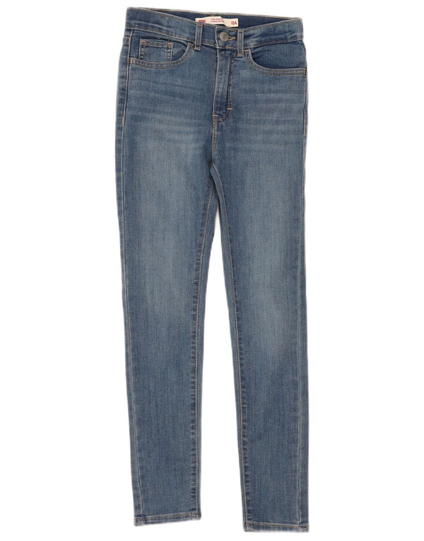 Levi's Girls 720 High Waist Super Skinny Jeans 9-10 år W24 L25 Blå