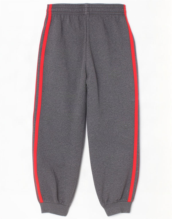 Adidas Drenge træningsdragt Bukser Joggers 5-6 år Grå Flecked Bomuld