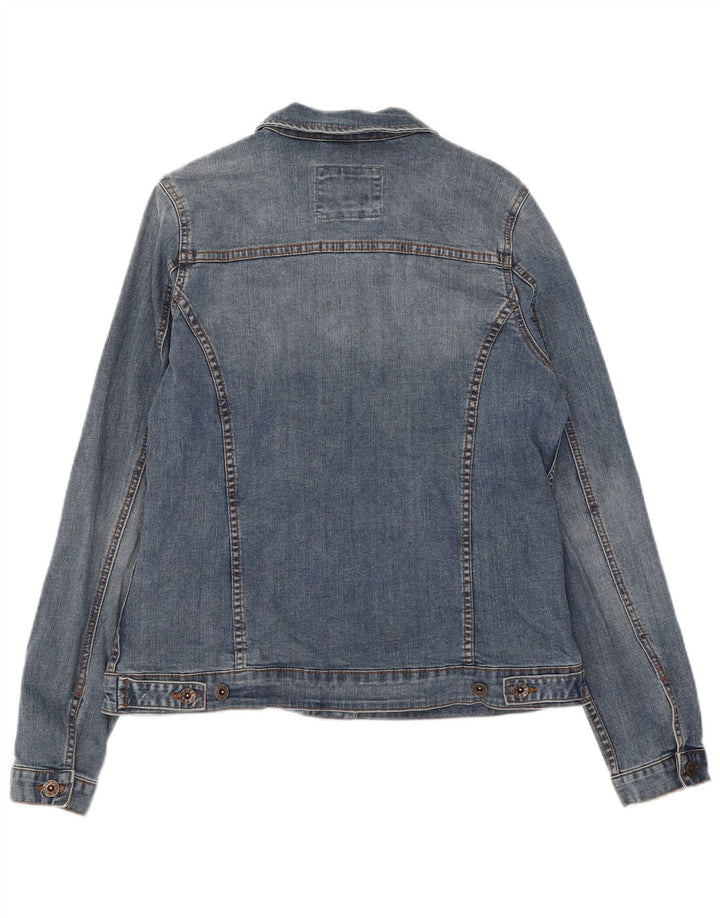 Giacca di jeans da donna Fat Face UK 12 Cotone blu medio