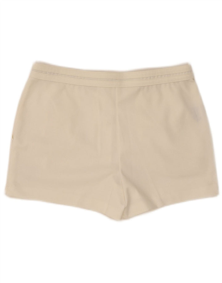 Sergio Tacchini Mens Chino Shorts IT 48 Medium W30 White Polyester