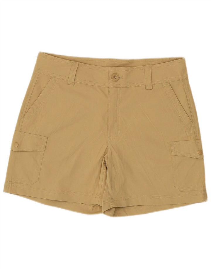 Eddie Bauer Womens Cargo Shorts US 4 Small W30 Beige Nylon