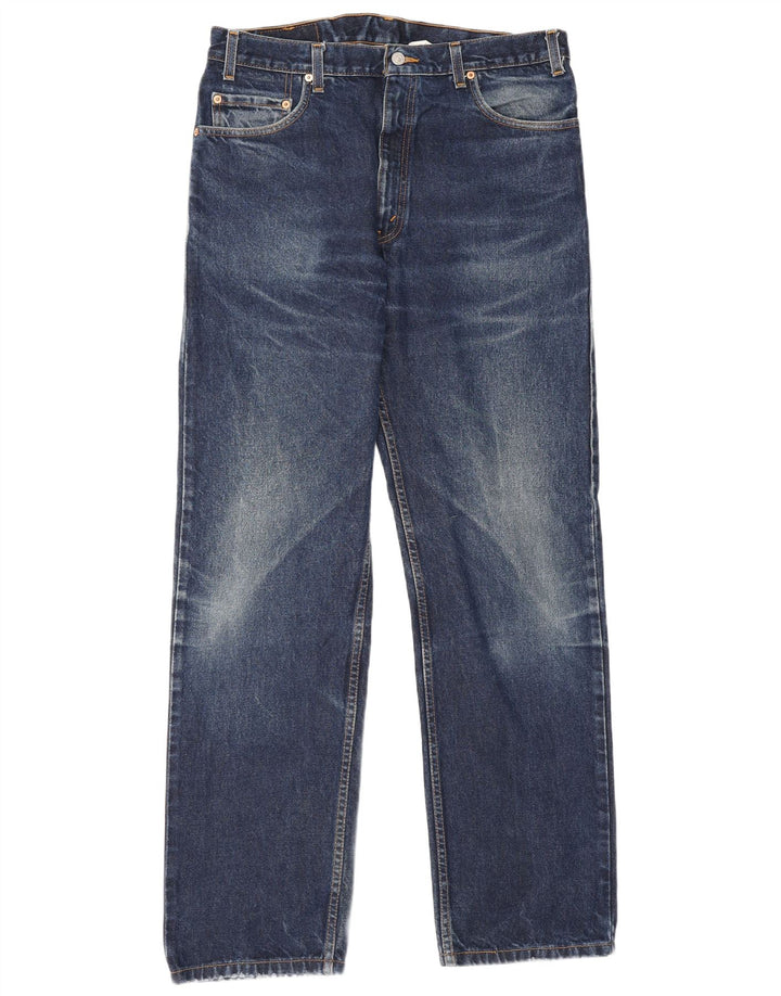Levi's Mens 505 Straight Jeans W36 L33 Blue