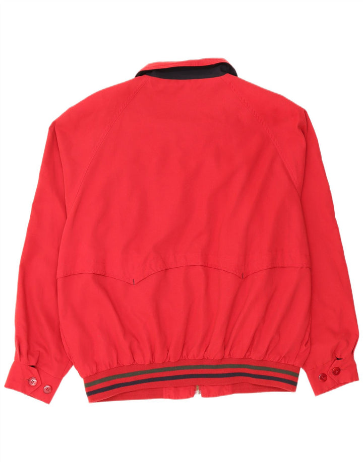 CHERIANO Mens Bomber Jacket IT 52 XL Red Polyester
