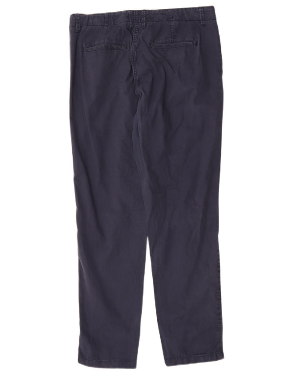 Pantaloni chino slim da donna Marks & Spencer UK 12 medi W32 L29 Blu navy