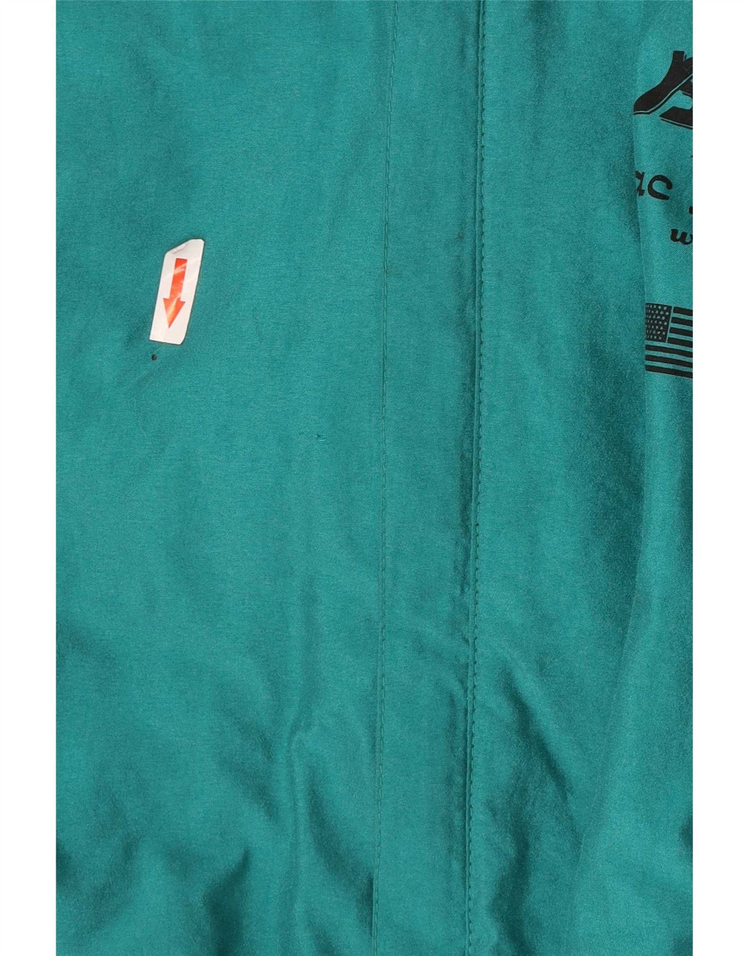 Golden Team Boys Graphic Ski Jacket 13-14 Years Green Colourblock Polyamide