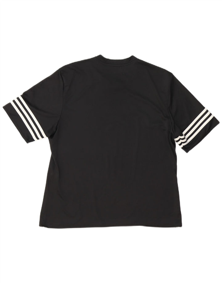 Adidas Mens Climalite T-Shirt Top XL Black