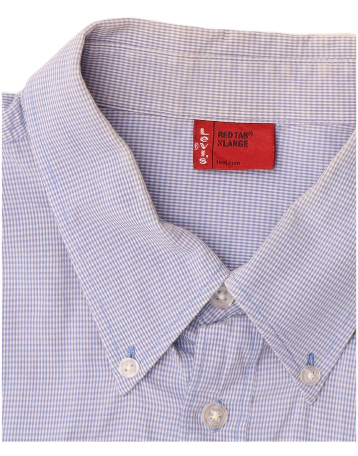 LEVI'S Mens Shirt XL Blue Cotton