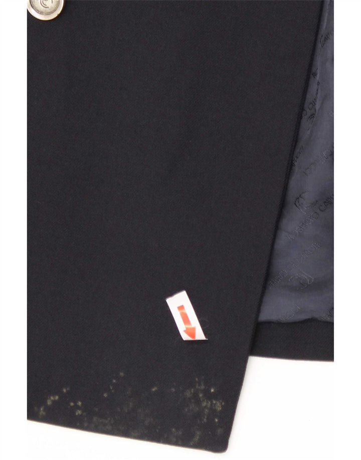 Roberto Capucci Jaqueta Blazer Masculina Double Breasted IT 54 2XL Azul Marinho