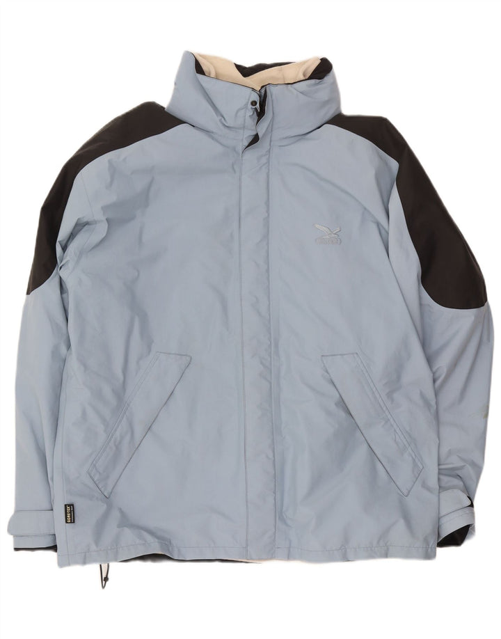 SALEWA Męska kurtka narciarska UK 42 XL Niebieski poliester z blokami kolorów