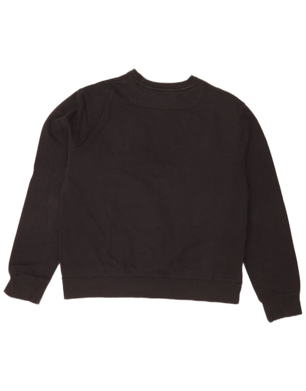 Gas Womens Graphic Sweatshirt Jumper UK 20 2XL Black Cotton