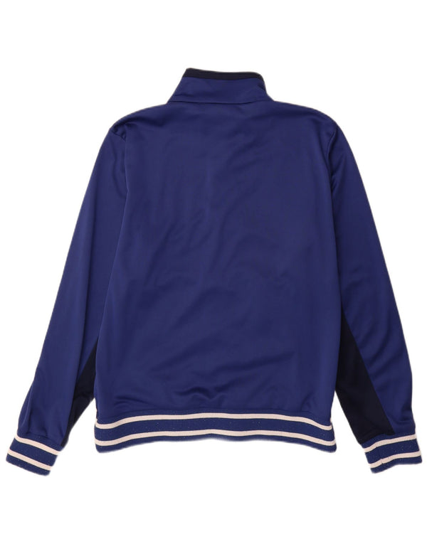 Lotto Mens Tracksuit Top Jacket Large Blue Colourblock