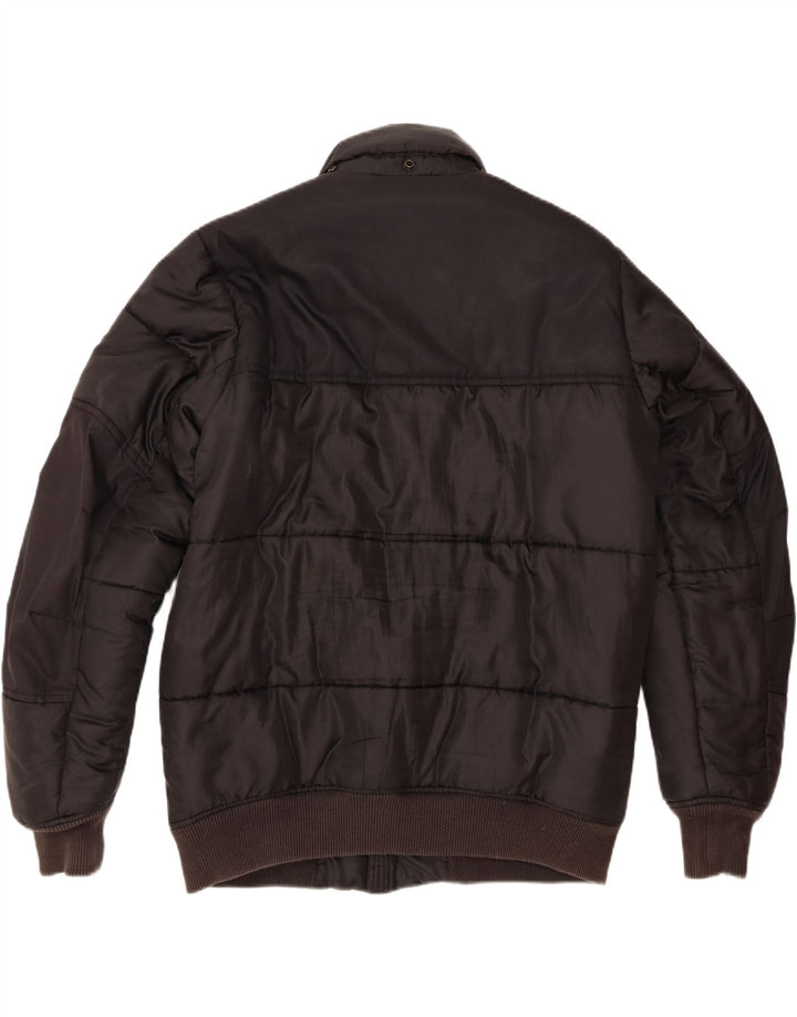 G-Star Mens Padded Jacket UK 40 Large Black Colourblock Polyester