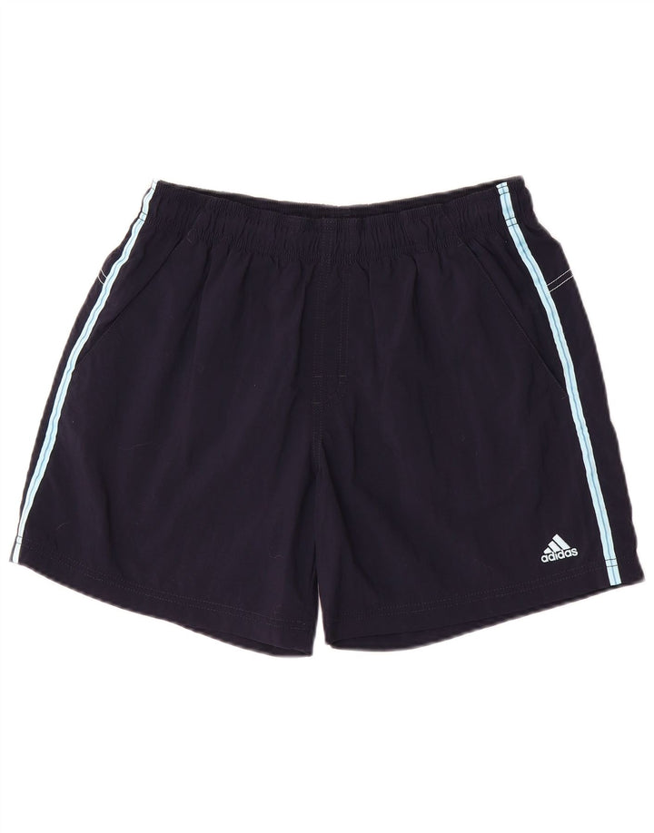 Pantaloni scurți de înot Adidas pentru bărbați, poliester medii bleumarin