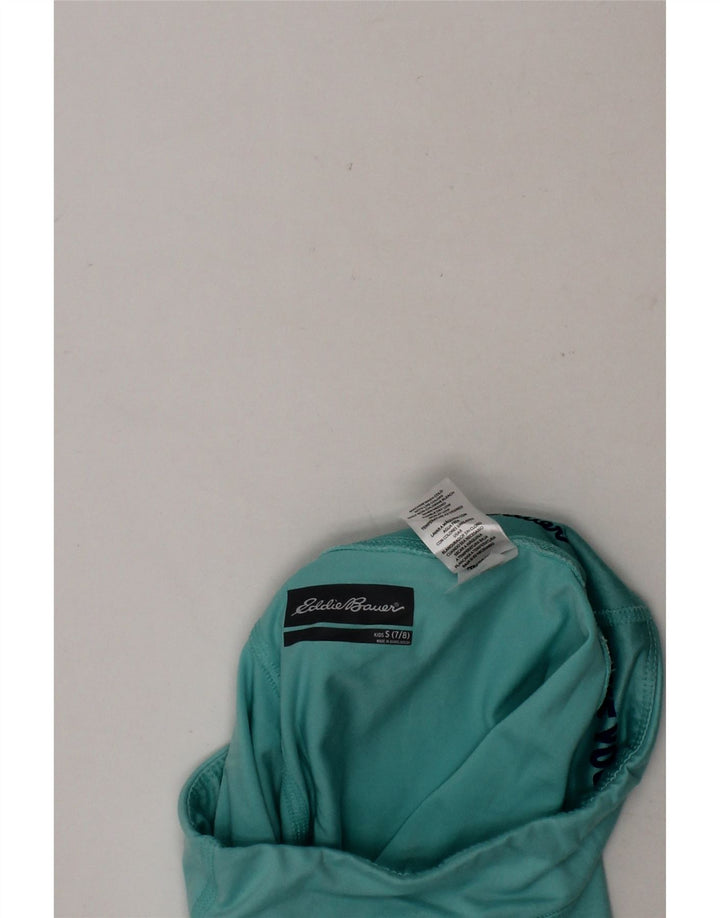 EDDIE BAUER Girls Sport Shorts 7-8 Years Small Turquoise Polyester Vintage Eddie Bauer and Second-Hand Eddie Bauer from Messina Hembry 