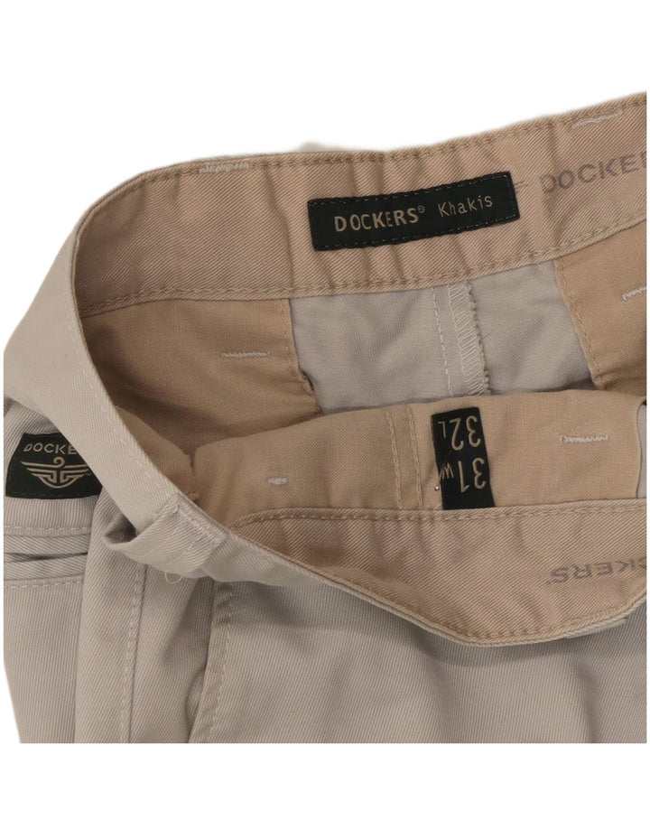 Dockers Mens Straight Chino Trousers W31 L32 Grey