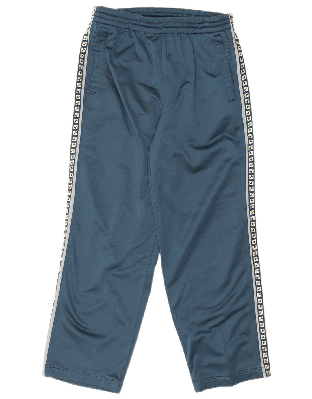 Adidas Herre grafisk træningsdragt Bukser UK 38 Medium Navy Blue Polyester