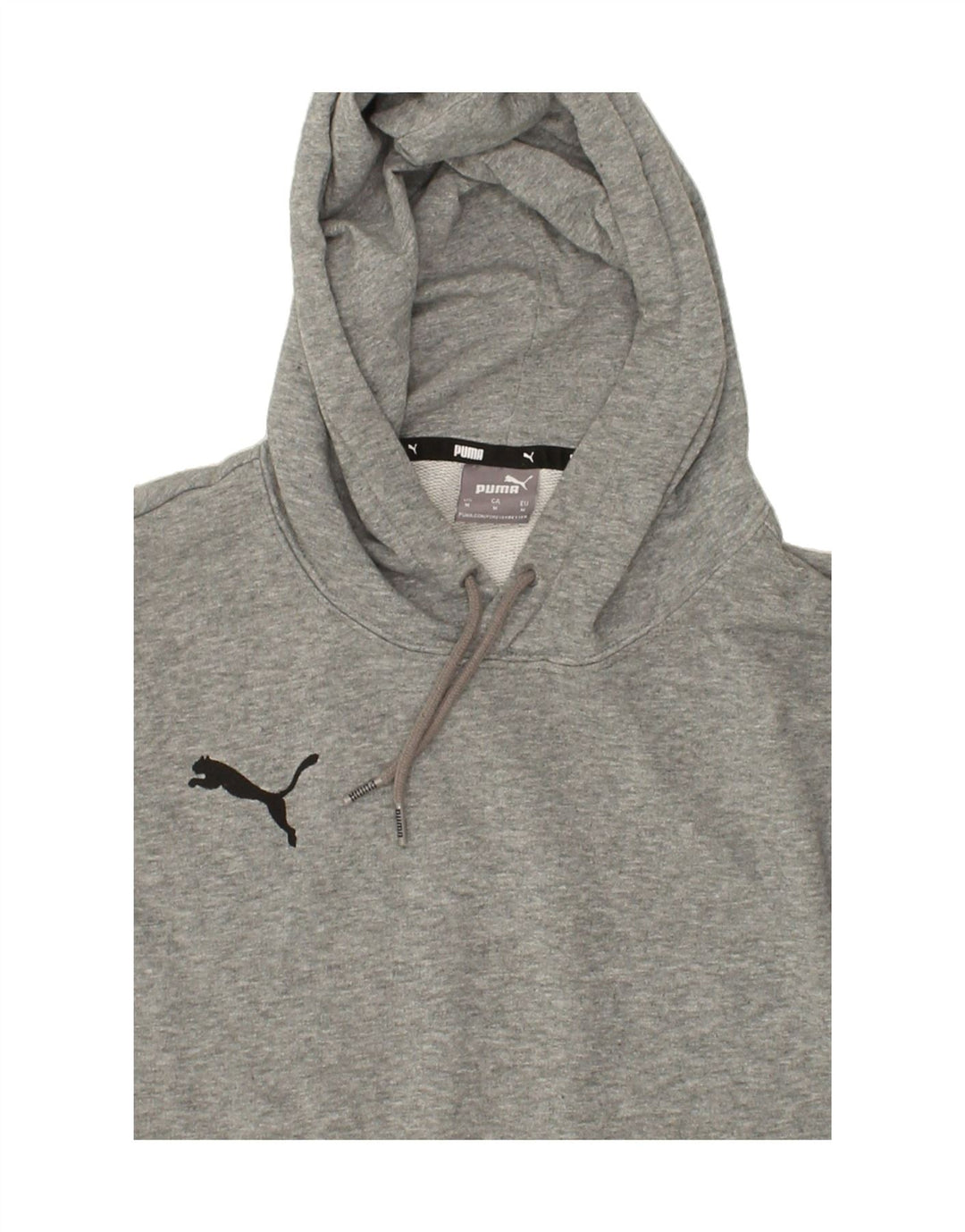 PUMA Mens Hoodie Jumper Medium Grey Cotton Vintage Puma and Second-Hand Puma from Messina Hembry 